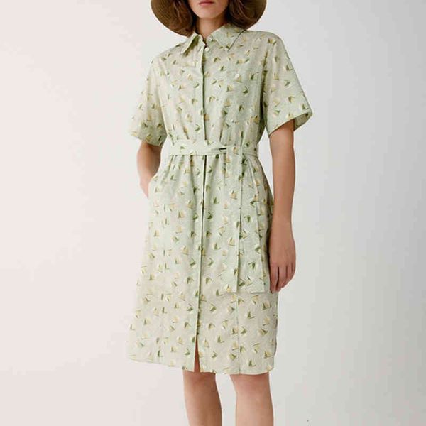 

casual dresses a solitary brown deer green v-neck floral dress with bubble sleeves for women in summer slim and slim a long skirt waist clos, Black;gray