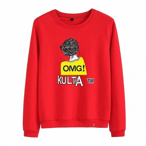 

women's hoodies & sweatshirts women hoodie cotton oversized pullover casual plus size o-neck long sleeve sweet print streetwear harajuk, Black