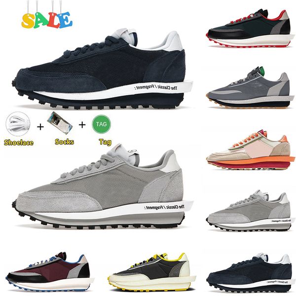 

ldv ld waffle ldwaffle mens women running shoes black white nylon smoke grey university red royal bright citron fragment sports trainer snea