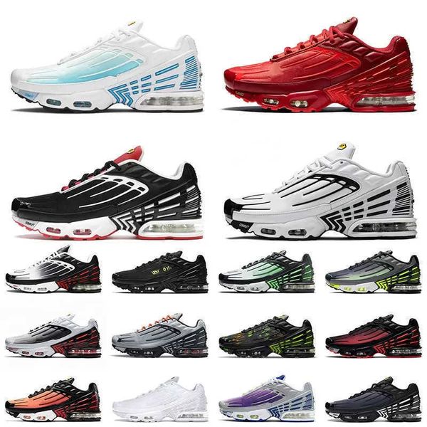 

classic max tn plus 3 mens womens running shoes tuned designer air cushion iii starry blue light grey metallic sliver stripe black white