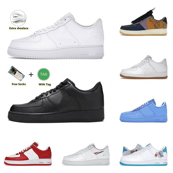 

mens women skate running shoes sneakers size 13 cut low 07 triple black mca university blue hare space jam cactus jack sports trainers skate