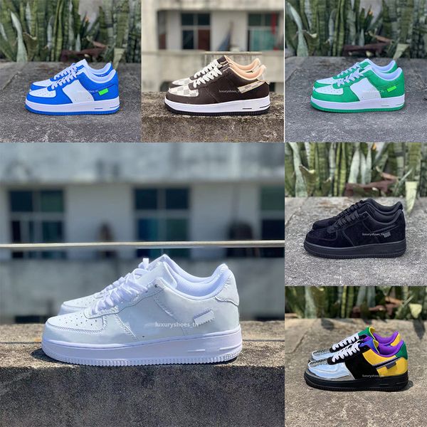 

designer sneakers collaboration shoes low casual shoe suede thick bottom calfskin splicing trainers printing embossed grained platform rubbe, Black