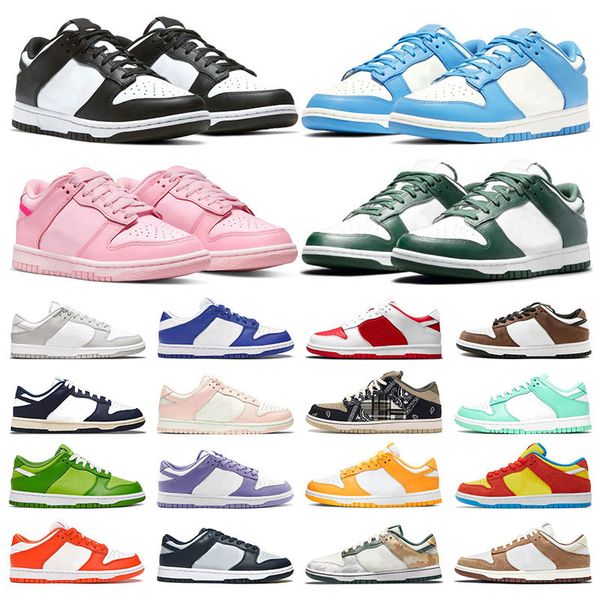 

big size 36-47 men sneakers skateboard shoes cactus jack black white university blue coast varsity green grey fog triple pink panda women