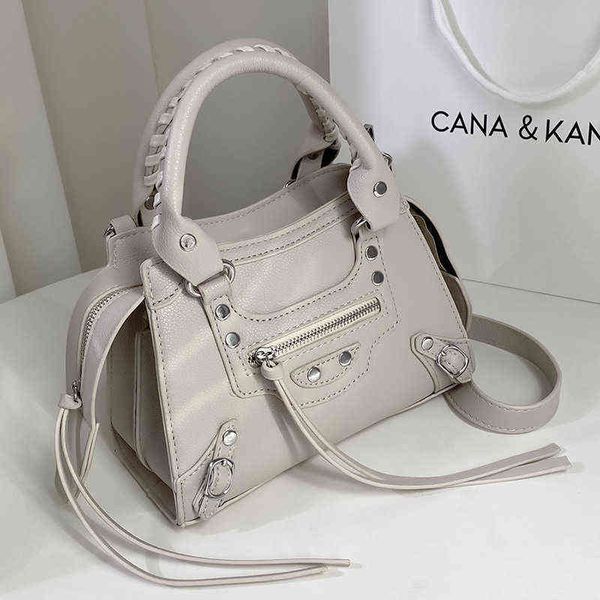 

handbags small women's versatile 2022 new rivet hand single shoulder diagonal s