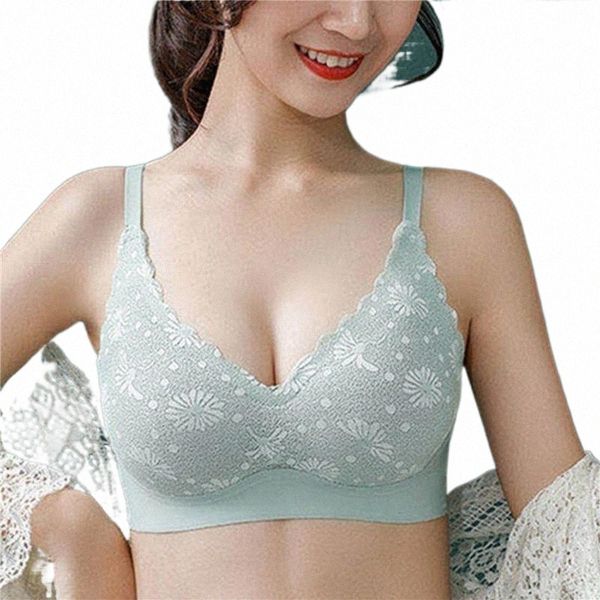 

daisy floral women's bras fashion lace one piece bralette push up wireless latex padded bralette seamless breathable underwear m6s3#, Red;black