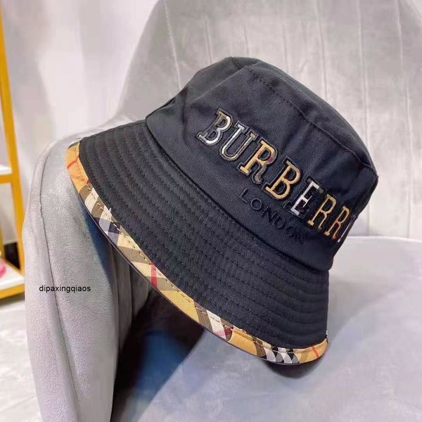 

designer burbrerys caps cross border ecommerce b letter wearing face show little fishermans hat, Blue;gray