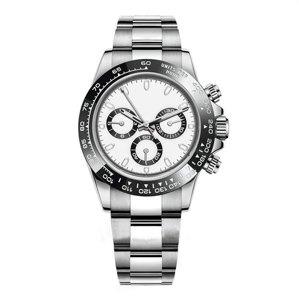 

luxury mens automatic movement watch full sapphire glass tona series m116519 simple silver dial steel strap master mens watch257w, Slivery;brown