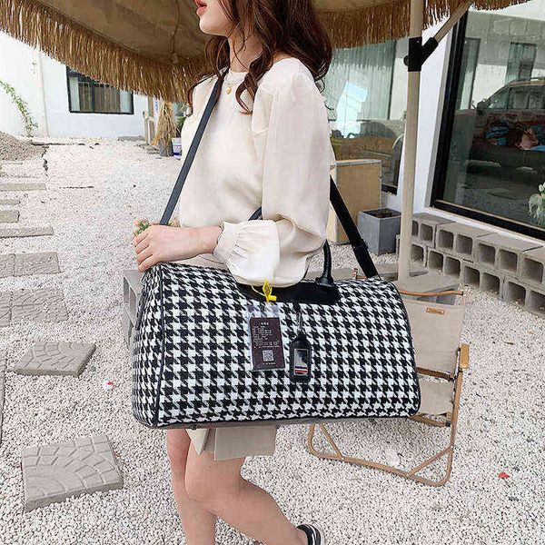 

handbags lattice short distance single shoulder business travel luggage portable storage outdoor sports fitness yoga