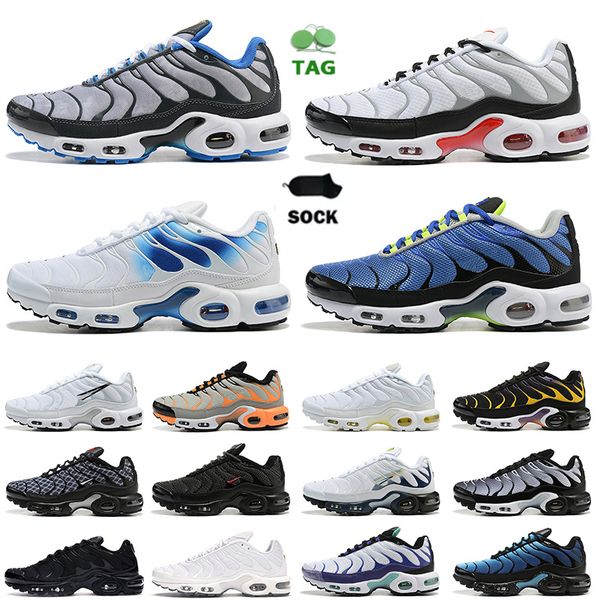 

2022 men women tn plus designer running shoes big size 12 p dust france spray paint hyper jade blue midnight navy oreo cushion og tns sneake