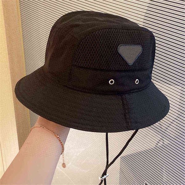 

bai cheng designers bucket hat womens fisherman hats outdoor sunhat hiking climbing hunting beach fishing caps adjustable men draw string ca, Blue;gray
