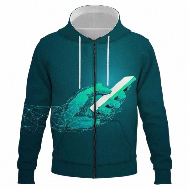 

men's hoodies & sweatshirts 2021 and women's zipper hoodie 3d print long sleeve casual sportswear harajuku pullover men clothing i, Black