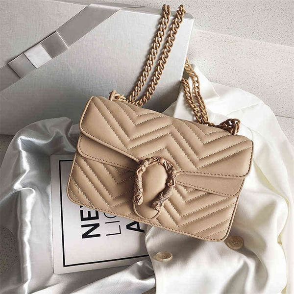 

new women's single shoulder frosted texture chain versatile embroidered thread dionysian small square bag purses online 55% off