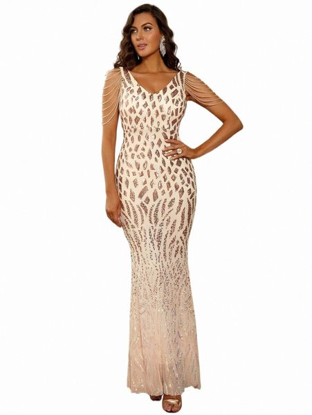 

missord contrast sequin mermaid hem formal dress y7on#, Black;gray