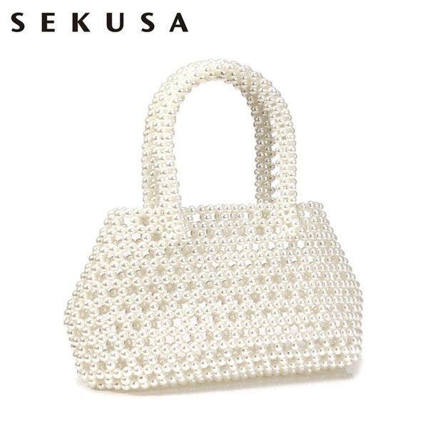 

sekusa beaded party clutch bags hollo fashion style laides evening wedding bridal holder case purse 220818