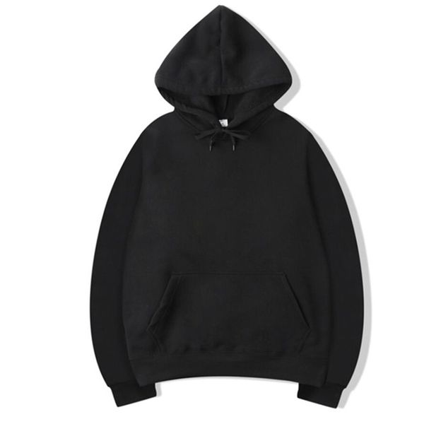 

100% cotton men hoodies 07 220817, Black