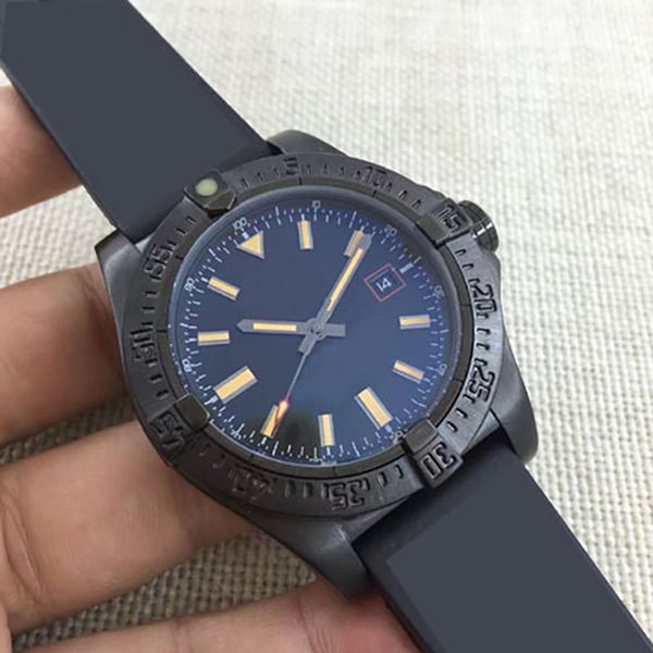 

avenger seawolf automatic mechanical pvd black mens wristwatches, Slivery;brown