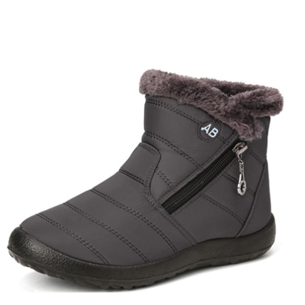 

winter shoes women boots fashion waterproof snow boots for women casual lightweight ankle botas mujer warm winter boots 220818, Black