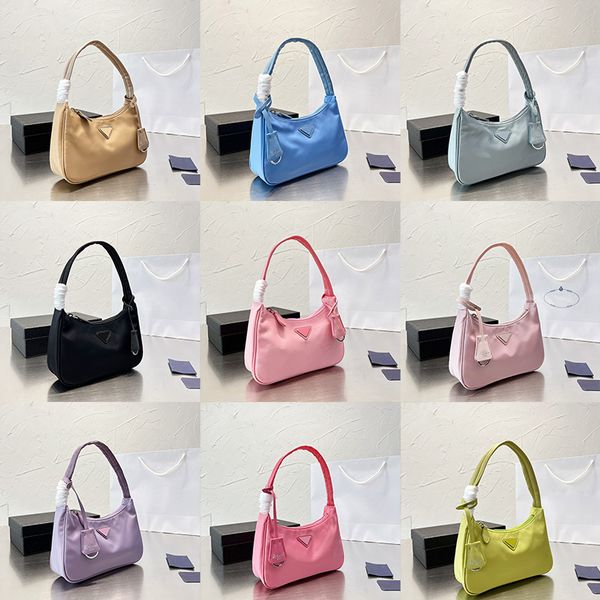 

totes pradbag triangle logo the tote bag women nylon designer handbag classic hobo bag shoulder bags crossbody bags fashion clutch purse 220