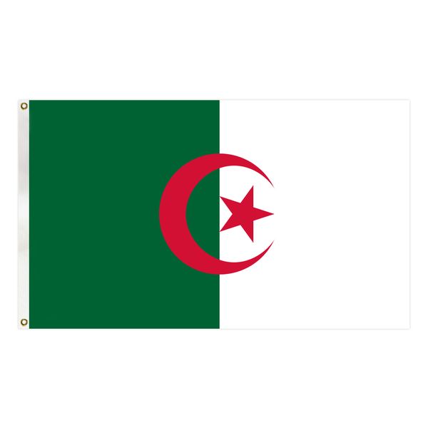 

algeria flag 3x5 ft polyester country national flag banner with two brass grommets