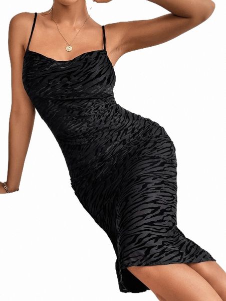 

jacquard cami bodycon dress c9gc#, Black;gray