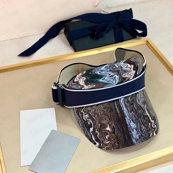 

designer visors sun hat woman upgraded female hats fishing visor cap fashion letter emptycaps casual straw shade beach sunshade lady, Blue;gray