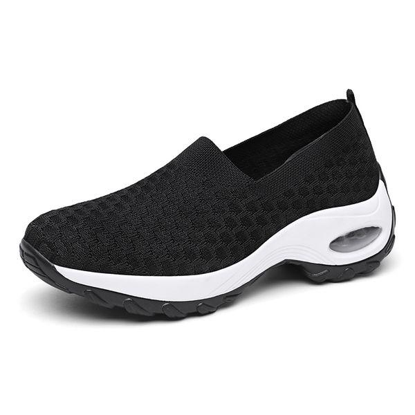 

women designers running shoes knitted air cushion one pedal outdoor casual shoe men womens sneakers 6