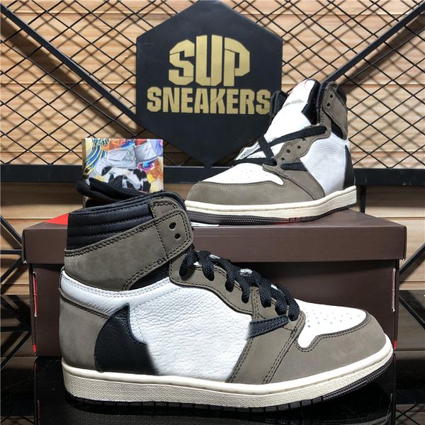 

box wiht mens jumpman 1 high basketball shoes womens ts dark mocha 1s low basketball sneaker chicago patent outdoor sports sneakers universi