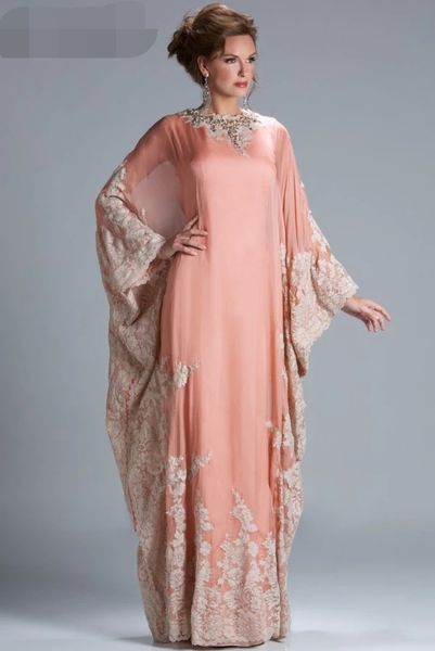 

gorgeous kaftan abaya arabic evening dresses lace appliques chiffon long prom gowns dubai muslim formal wear, Black;red