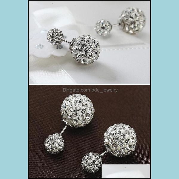 

dangle chandelier earrings for woman fashion imperial sier crystal diamond stud drop delivery 2021 jewelry bdejewelry dhwwd, Silver