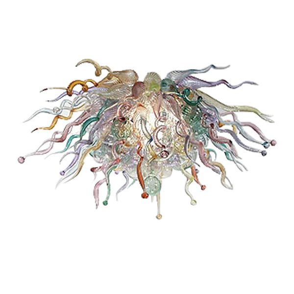 

modern handmade blown glass chandelier light led bulbs murano style fixture for l decor