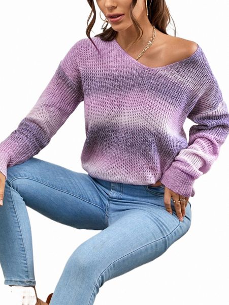 

ombre drop shoulder sweater o3ve#, White;black