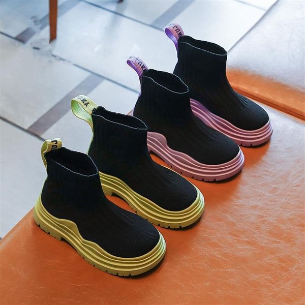 

2021 arrival autumn winter children boot fashion girls boys kids shoes martin boots a pedal268j, Black;grey