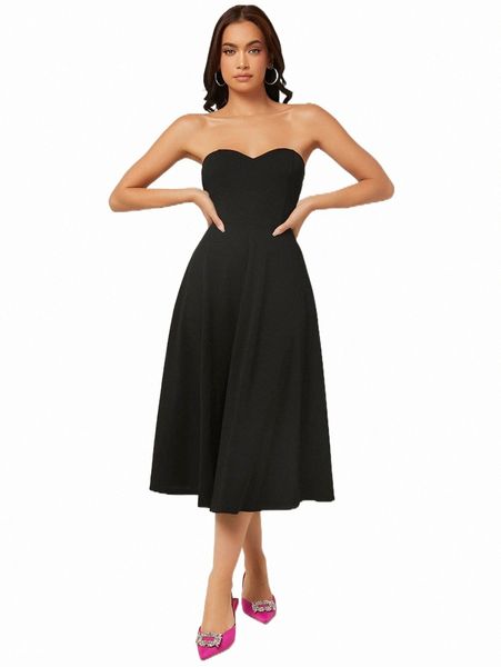 

solid tube dress l0xb#, Black;gray