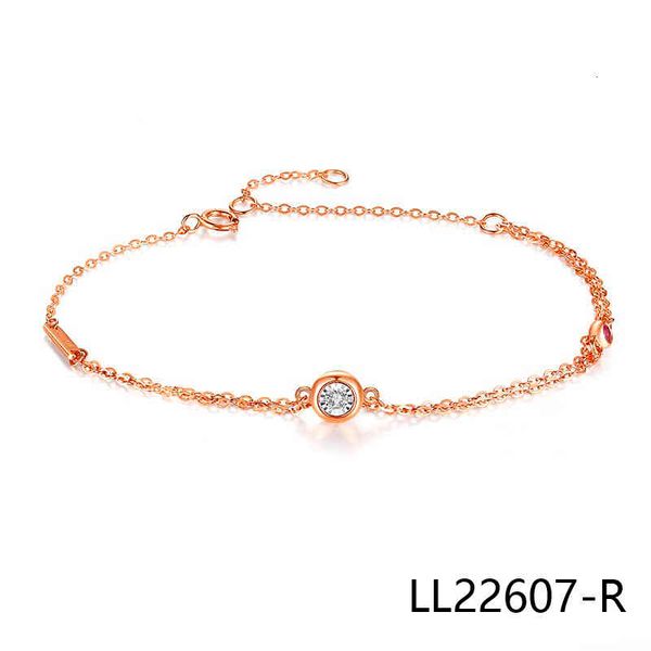 

designer silver red rope bangle bracelet fashion women jewelry gift chain ll22607, Golden;silver