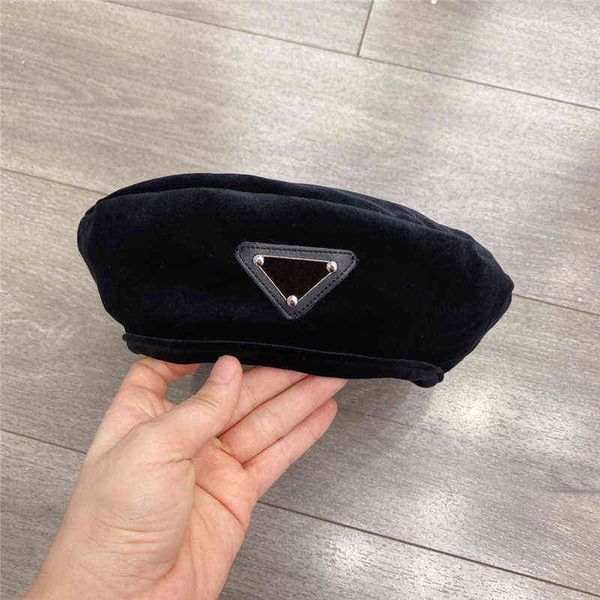 

bai cheng luxury designer beret women brand fashion woolen hats designer bucket hat for womens mens beret leather fitted hats, Blue;gray