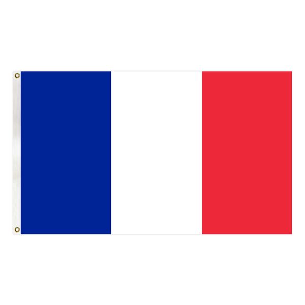 

france flag country national banner 3x5 ft vivid color and fade resistant outdoor decoration banner with brass grommets