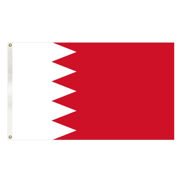 

bahrain flag country national banner 90x150 cm outdoor decoration banner with two brass grommets