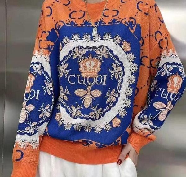 

womens sweater knits tees luxury classical letter pocket stylist casual mens women clothing jumper sweaters, White;black