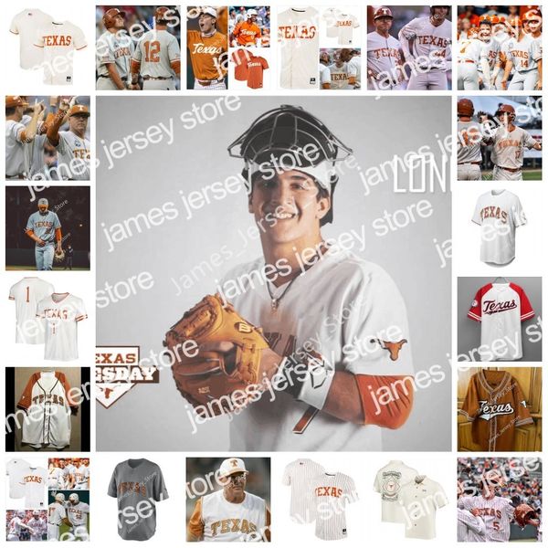 

texas longhorns baseball jersey cameron college baseball wears stitched, Black