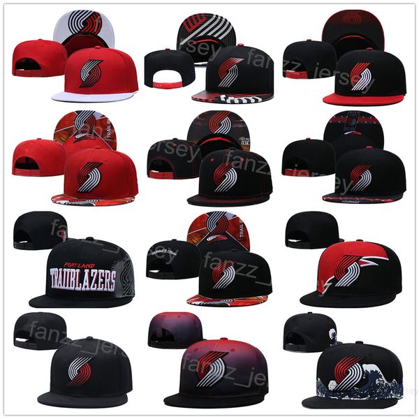 

team basketball snapback caps josh hart jerami grant drew eubanks knitted fitted adjustable sport hats fitting summer letters street black n, Blue;gray