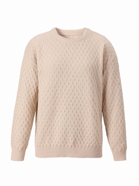 

women's sweaters round neck drop shoulder sweater clothing l3jg#, White;black