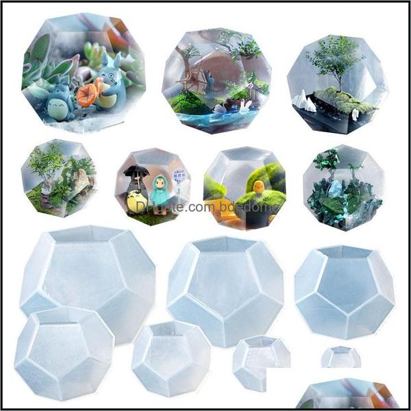 

molds pentagon sphere sile resin 3d geometry mod soft clear mold for uv jewelry art supplies drop delivery 2021 tools equipmen bdedome dh1gi