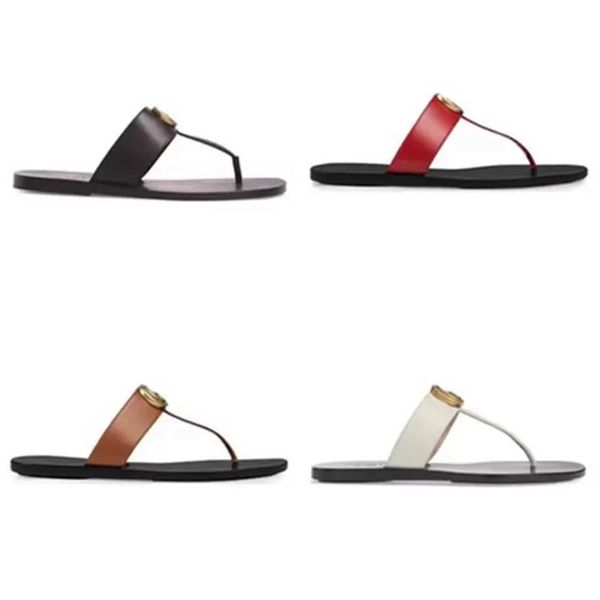 

2021 fashion slipper men women sandals designer shoes luxury slide summer wide flat slippery slideshow flip flop flower box size 3210v, Black