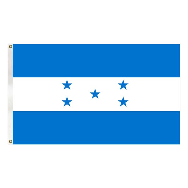 

honduras flag 3x5 ft polyester country national flag banner with two brass grommets