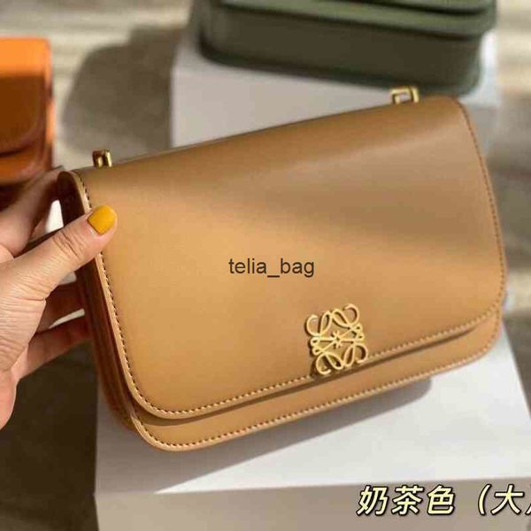 

bags crossbody loewees designer handbags cowhide tofu bag single shoulder messenger small square women's with multiple internal compart