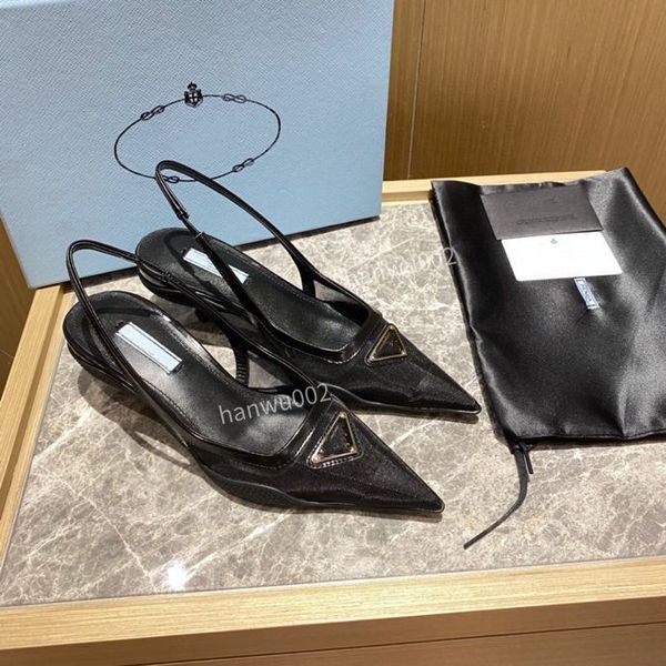 

women's brand of leather dress shoes outsole woven sandals with high-heeled sandals spring new, Black