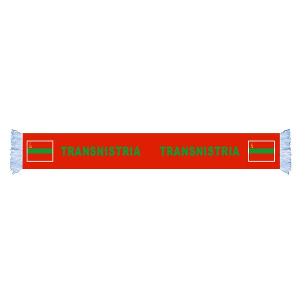 

transnistria flag scarf factory supply good price polyester satin scarf
