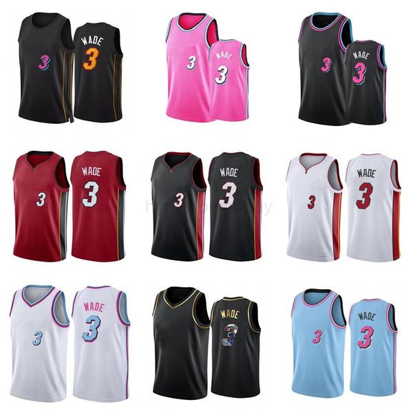 

jersey dwyane basketball wade blue white black new season men youth city jerseys in stock