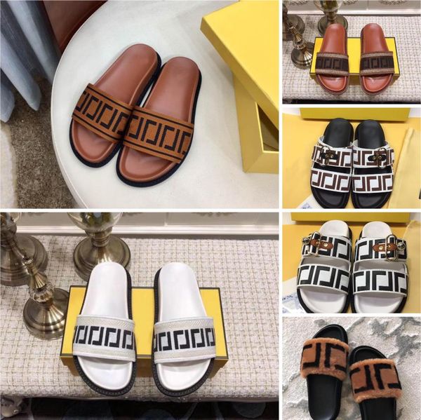 

designer slides mens women slippers summer sandals beach slide flat platform ladies sandali bathroom home shoes flip flops striped causal sl, Black