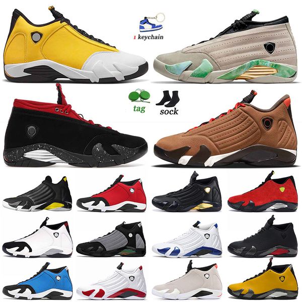 

ginger 14s designer basketball shoes mens trainers winterized 14 black toe candy cane hyper royal gym red lipstick thunder fortune jorden14s